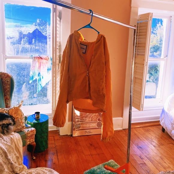 Mustard Yellow Autumn Zip Up Jacket W/ Hood✨ - Picture 5 of 15